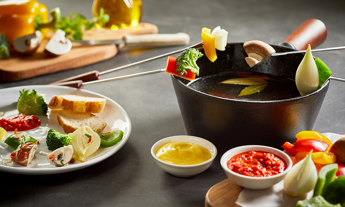 Nicht nur an Silvester: Rezeptideen und Saucen für Fondue chinoise