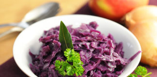Rotkohl mit Apfel Rotkohl