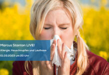 Allergie, Heuschnupfen und Laufnase / LIVE mit Marcus Stanton – 01.03.2023