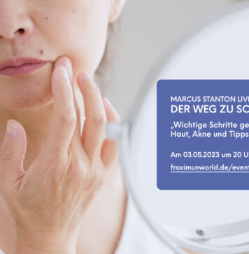 Der Weg zu schöner Haut / LIVE mit Marcus Stanton – 03.05.2023