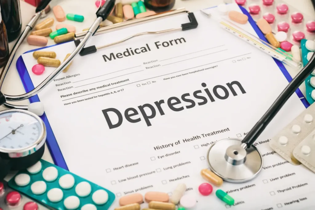 Sinnbild Medikamente können Depressionen auslösen